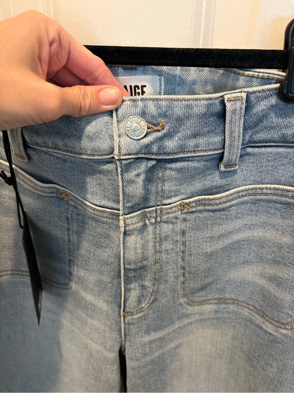 PAIGE Anessa Front Yoke High-Rise Wide-Leg Jeans -Size 30P, Brand New! - Picture 9 of 11